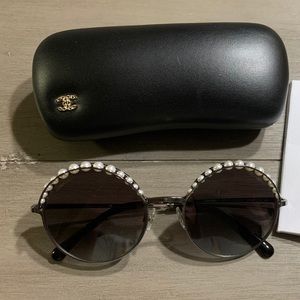 Chanel pearl sunglasses